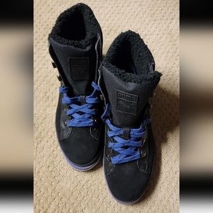 Black Suede PUMA Boots